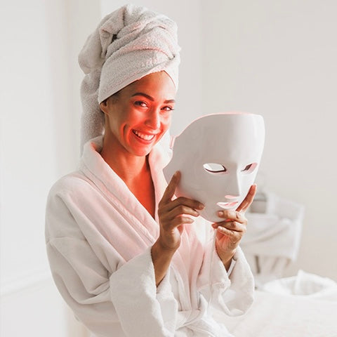 Masque LED Thérapeutique – Soin Visage Éclat et Rajeunissement