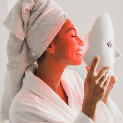 Masque LED Thérapeutique – Soin Visage Éclat et Rajeunissement